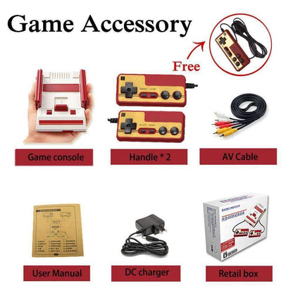 Classic Retro Video Game Console - Get All The Fun Games From This Device!