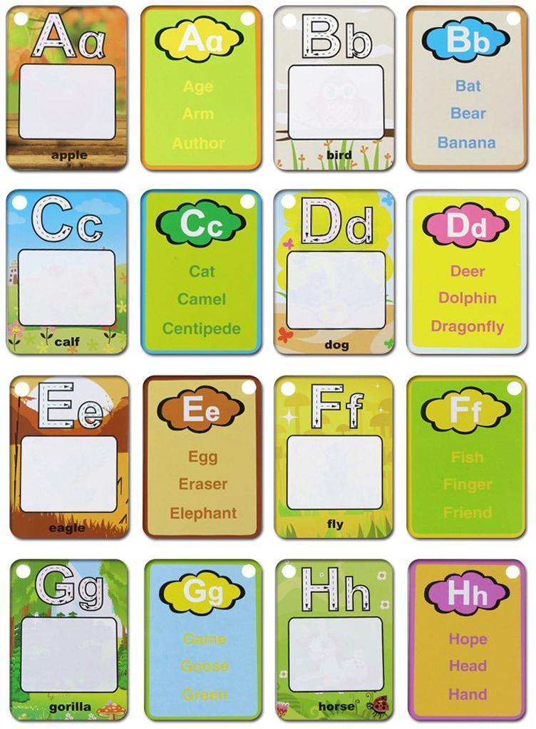 Cognitive Alphabet Training Cards