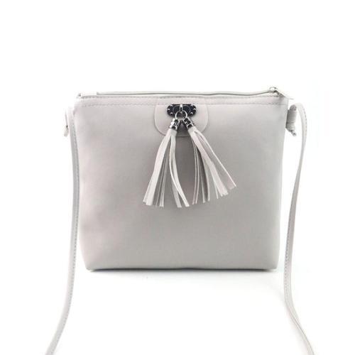 Tasseled Mini Messenger Bag