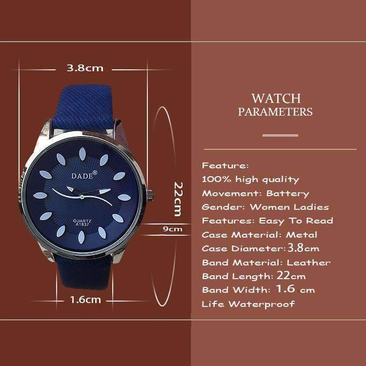Women Casual Leather Watches - Top Simple Fashion Classic Style