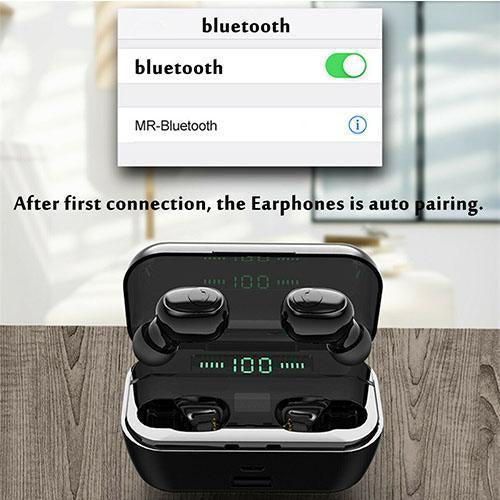 Mini TWS Bluetooth 5.0 Headset Stereo Wireless Earbuds Headphones